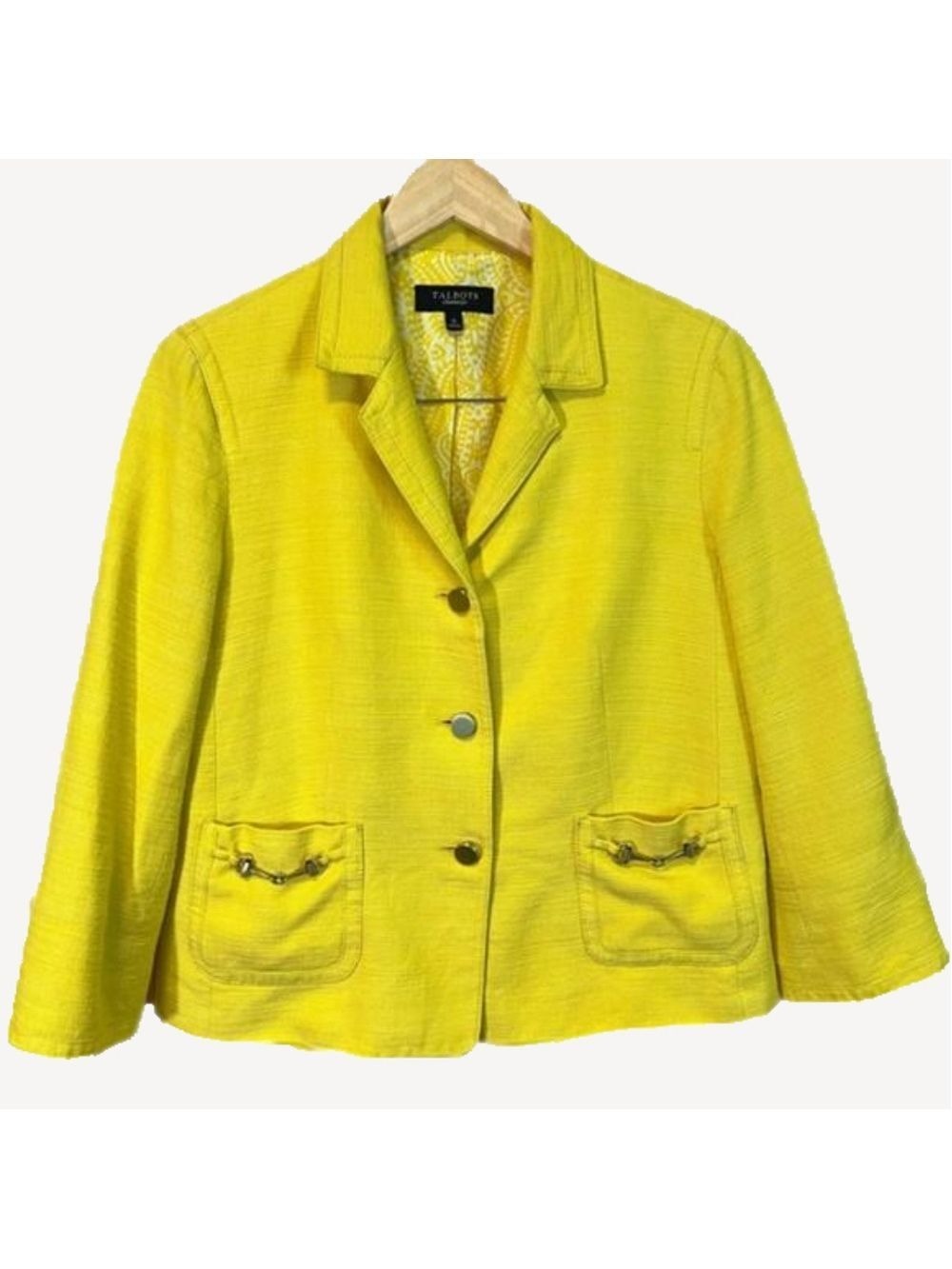 Silk Linen Talbots Jacket